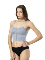 İp Askılı Bayan Pedli Crop Kota 6441 farklı açı