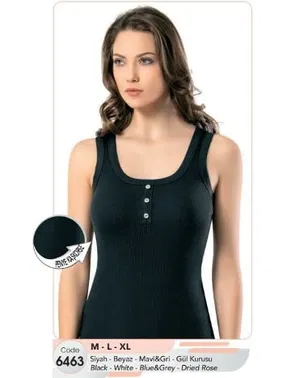 Kota Kalın Askılı Kaşkorse Penye Atlet Kota 6463 - Alternatif Görünüm