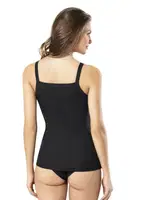 Raporlu Ribana Kalın İp Askılı Atlet Kota 6464 Siyah detay görünüm