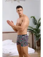 Kovboy Desenli Siyah Erkek Boxer Darkzone DZN2694 farklı açı