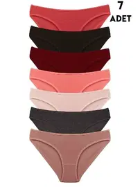 Koza Biat Renkli Pamuklu Bayan Külot 7'li Paket KZ37000-231