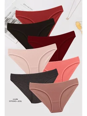 Koza Biat Renkli Pamuklu Bayan Külot 7'li Paket KZ37000-231 - Alternatif Görünüm