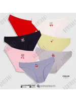 Slip Kadın Külot 7 Adet Pamuklu Koza Biat KZ37000-660 Asorti detay görünüm