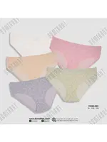 5 Adet Pamuk Külot Slip Büyük Beden Koza Biat 53500-662 Asorti detay görünüm