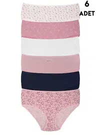 Koza Biat Büyük Beden 6 ADET Kadın Yüksek Bel Bato Külot Koza Biat KZ54000-699