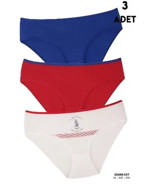 Koza Biat Yüksek Bel Bato Külot 3 lü Koza Biat 55000-637 - Alternatif Görünüm