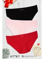 3 Adet Pamuklu Büyük Beden Bato Külot Koza Biat KZ55000-672 Asorti detay görünüm