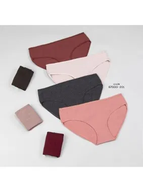 Koza Biat Pamuk 7 Adet Renkli Büyük Beden Bato Külot Koza Biat KZ57000-231 - Alternatif Görünüm