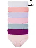 Pamuk 7 Adet Renkli Büyük Beden Bato Külot Koza Biat KZ57000-528 Asorti