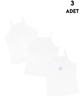 Koza Biat Kız Çocuk Atlet 3lü Askılı Koza Biat 68500-282 - Alternatif Görünüm