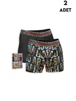 RockHard Erkek Boxer 2'li Paket Koza Biat KZ7050-0687 Görsel detay görünüm