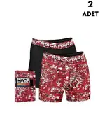 Desenli RockHard Erkek Boxer 2'li Koza Biat 7050-120371 Görsel