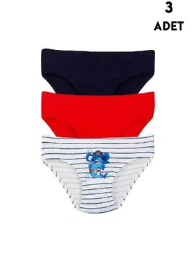 Koza Biat Koza Biat Erkek Çocuk Külot 3'lü KZ72000-125