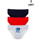 Koza Biat Erkek Çocuk Külot 3'lü KZ72000-125 Asorti
