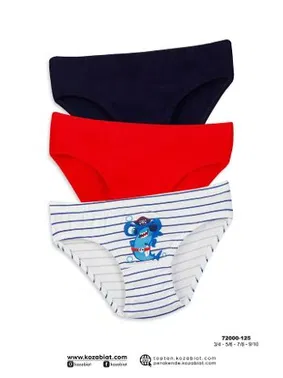 Koza Biat Koza Biat Erkek Çocuk Külot 3'lü KZ72000-125 - Alternatif Görünüm