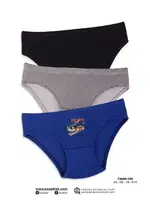 Erkek Çocuk Renkli Külot Slip 3 Adet Koza Biat KZ72000-126 Asorti detay görünüm