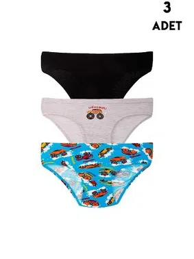 Koza Biat 3 Adet Erkek Çocuk Külot Koza Biat KZ72000-140