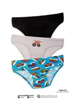 3 Adet Erkek Çocuk Külot Koza Biat KZ72000-140 Asorti detay görünüm