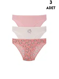 Koza Biat Kız Çocuk Külot 3'lü KZ76500-267