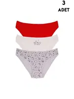 Kız Çocuk Külot Slip Renkli Karışık Koza Biat KZ76500-291 Asorti