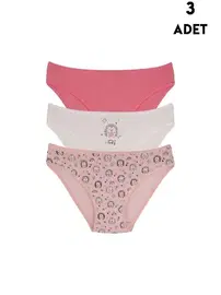 Koza Biat Kız Çocuk Külot 3'lü Paket Koza Biat KZ76500-292