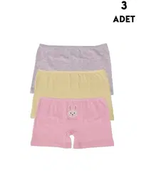 Koza Biat Koza Biat 3 Adet Kız Çocuk Boxer KZ77500-158