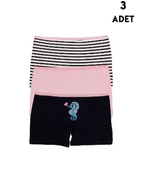Koza Biat Kız Çocuk Boxer 3 Adet Koza Biat KZ77500-261