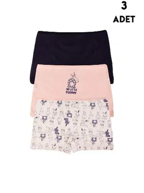 Koza Biat 3 Adet Kız Çocuk Boxer Koza Biat KZ77500-277