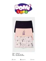 3 Adet Kız Çocuk Boxer Koza Biat KZ77500-277 Asorti detay görünüm