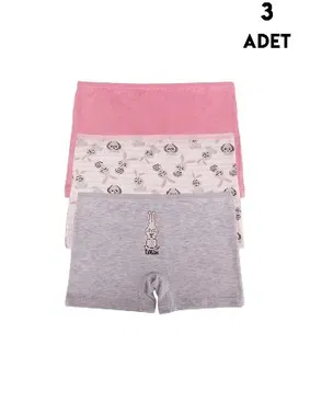 Koza Biat Kız Çocuk Boxer 3'lü Koza Biat KZ77500-280