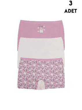 Koza Biat Koza Biat Kız Çocuk Boxer 3'lü KZ77500-290