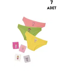 Koza Biat Kız Çocuk Külot 7 Adet Koza Biat KZ79500-15