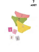 Kız Çocuk Külot 7 Adet Koza Biat KZ79500-15 Asorti