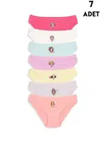 Kız Çocuk Külot 7li Renkli Paket Koza Biat KZ79500-38 Asorti