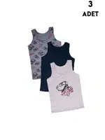 3lü Erkek Çocuk Renkli Atlet Koza Biat KZ82000-157 Asorti