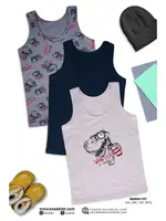 3lü Erkek Çocuk Renkli Atlet Koza Biat KZ82000-157 Asorti detay görünüm