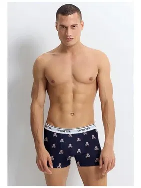Wooster Kuru Kafa Strech Cotton Pamuklu Erkek Boxer Wooster W-078 - 3 Adet