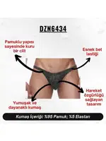 Kurukafa Desenli Haki Erkek Slip  Darkzone DZN6434 farklı açı