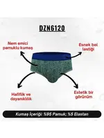 Kurukafa Desenli Yeşil Hipster Erkek Slip  Darkzone DZN6120 detay görünüm