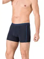 Lacivert Erkek Penye Likralı Pamuklu Boxer Özkan 11314 Lacivert detay görünüm