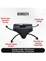 Lastikli Antrasit Erkek Slip  Darkzone DZN6374 farklı açı