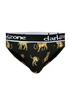 Lastikli Çita Desenli Antrasit Erkek Slip  Darkzone DZN6386