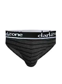 Darkzone Lastikli Çizgi Desenli Antrasit Erkek Slip  Darkzone DZN6389