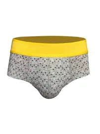 Darkzone Lastikli Desenli Gri Erkek Slip  Darkzone DZN6379