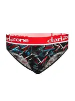 Lastikli Desenli Renkli Erkek Slip  Darkzone DZN6388