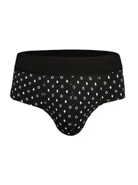 Darkzone Lastikli Geometrik Desenli Siyah Erkek Slip  Darkzone DZN6382