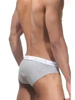 Lastikli Gri Erkek Slip  Darkzone DZN6303 detay görünüm