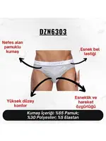 Lastikli Gri Erkek Slip  Darkzone DZN6303 görsel 4