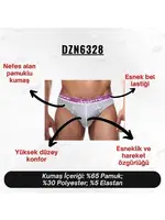 Lastikli Gri Erkek Slip  Darkzone DZN6328 görsel 4