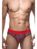 Lastikli Leopar Desenli Sexy Erkek Slip  Darkzone DZN6331